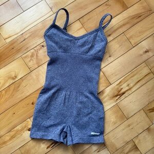 Boytex Women's Heathered Blue Romper